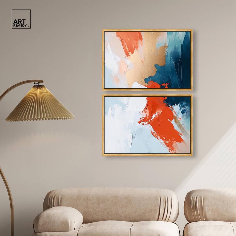 Bold and Bright III Canvas Set of 2 by Art Remedy