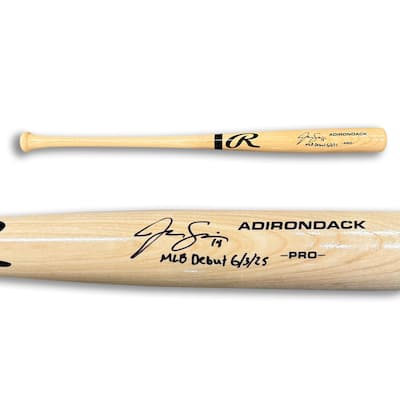 Jac Caglianone Autographed Kansas City Royals MLB Debut 6/3/25 Signed 34" Baseball Bat Fanatics Authentic COA - 8' x 11'