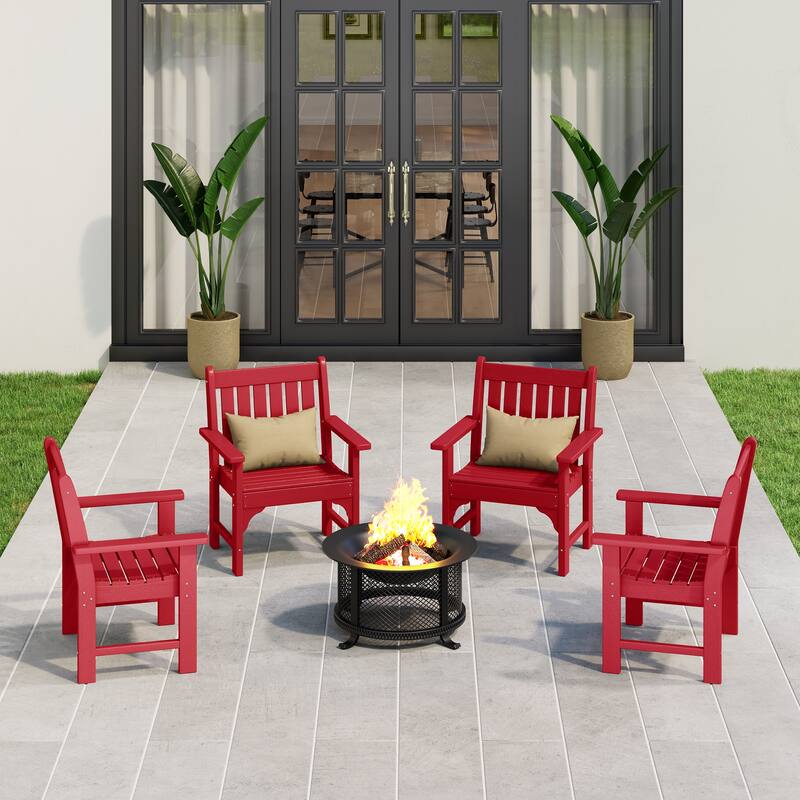 Laguna Poly Garden Arm Chair (Set of 4)