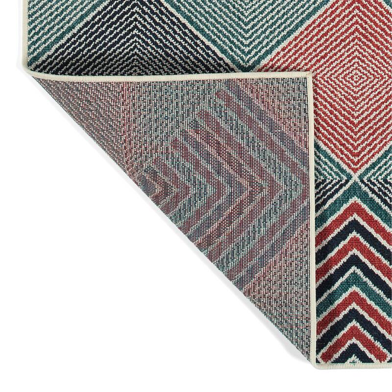 Pianta Collection Machine-Made Indoor/Outdoor Area Rug