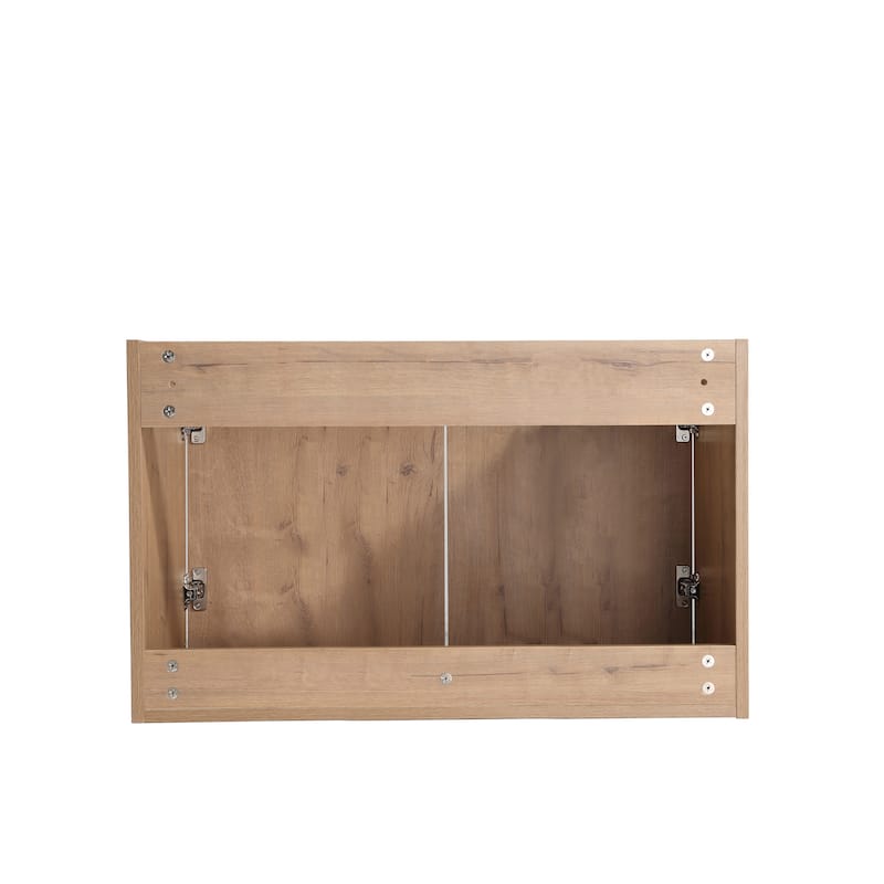 Beingnext 24"/30"/36" Bathroom Vanity with Sink, Floating Bathroom Vanity with 2 Soft Close Doors