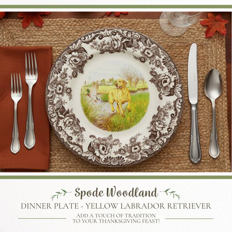 Spode Woodland Dinner Plate - Assorted Animals
