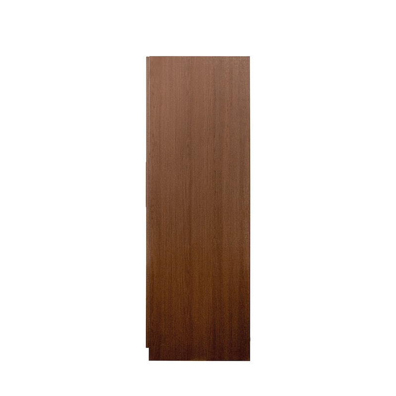 62.99in Kitchen Pantry Cabinet,Walnut Freestanding Buffet Cupboards Sideboard with Doors & Shelves,Kitchen Pantry Cabinet