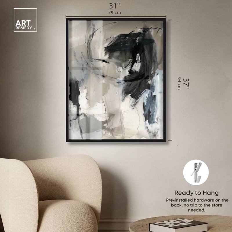 Scribbled Energy I Shadowbox by Art Remedy