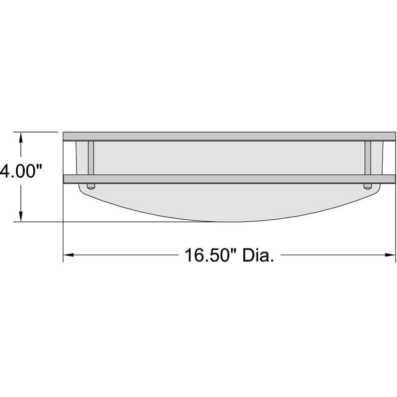 Access Lighting Solero II 16.5" LED Flush Mount