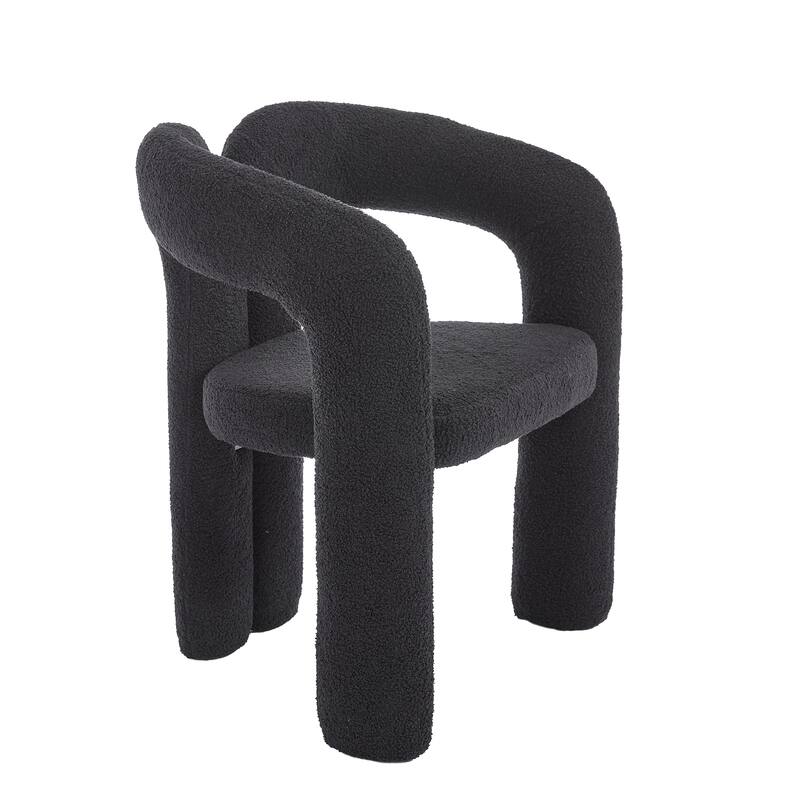 Contemporary Designed Velvet Fabric Upholstered Accent/Dining Chair/Barrel Side Chairs Armchair For Living Room Set Of 2