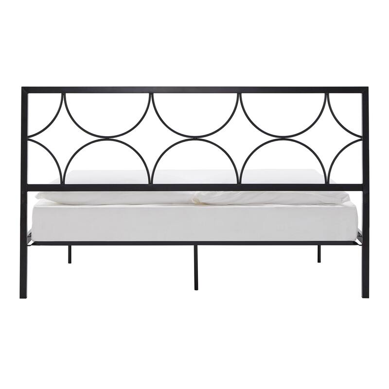 Citlati Metal Platform Bed with Twinkling Star Headboard by iNSPIRE Q Classic