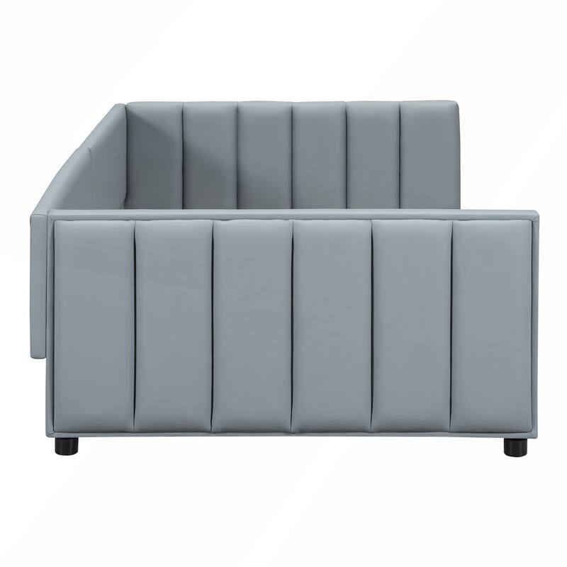 Queen Size and Twin XL Size Upholstered Platform Bed