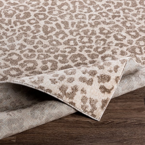 Livabliss Moodie Modern Leopard Print Area Rug