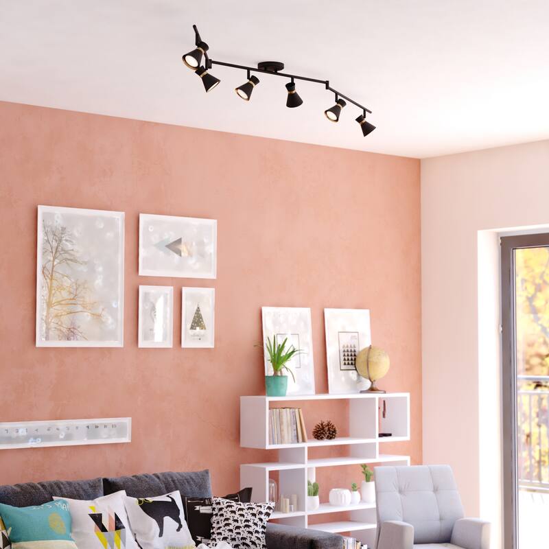 Alto 6 Light LED Swing Arm Ceiling Spot Light