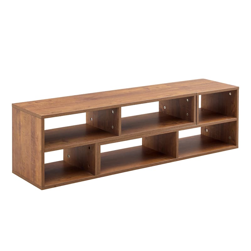 47.2" L-Shaped Modular TV Stand with Adjustable Shelves