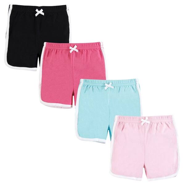 slide 1 of 1, Hudson Baby Girl Shorts Bottoms 4-Pack, Mint 0-3 Months - Mint