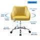 preview thumbnail 37 of 117, Corvus Braff Velvet Upholstered Adjustable Ergonomic Office Chair