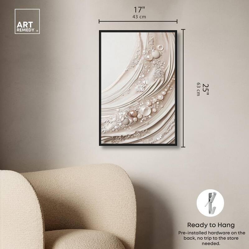 Chromatic Concretions II Canvas by Art Remedy