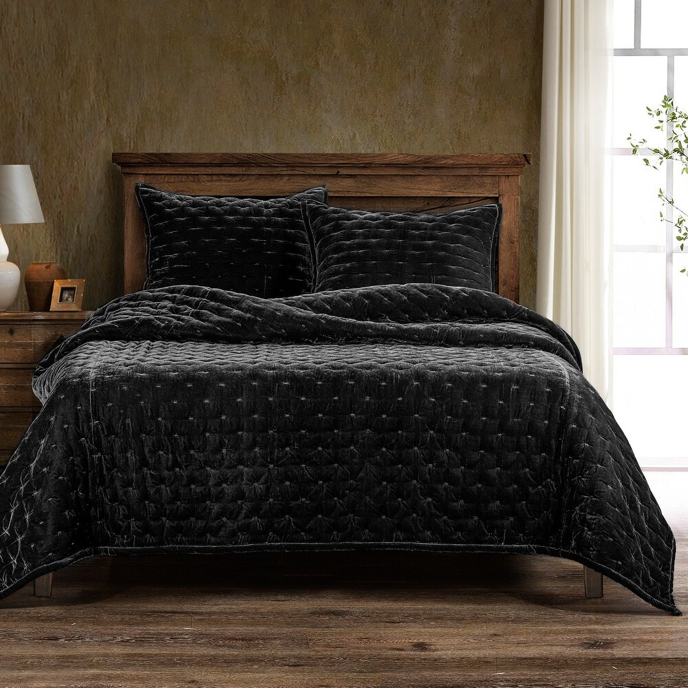 Black Quilts and Bedspreads Bed Bath Beyond