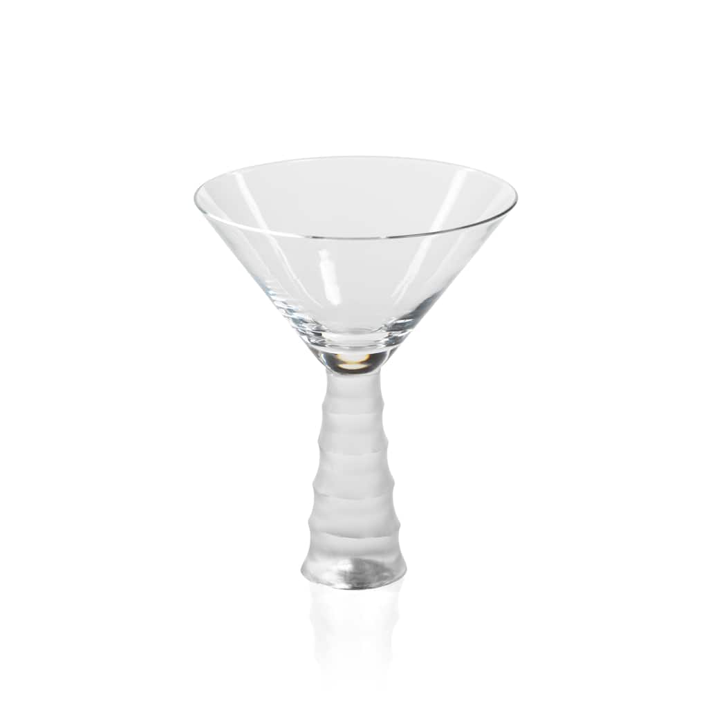Terrell Bamboo Stem Martini Glasses, Set of 4