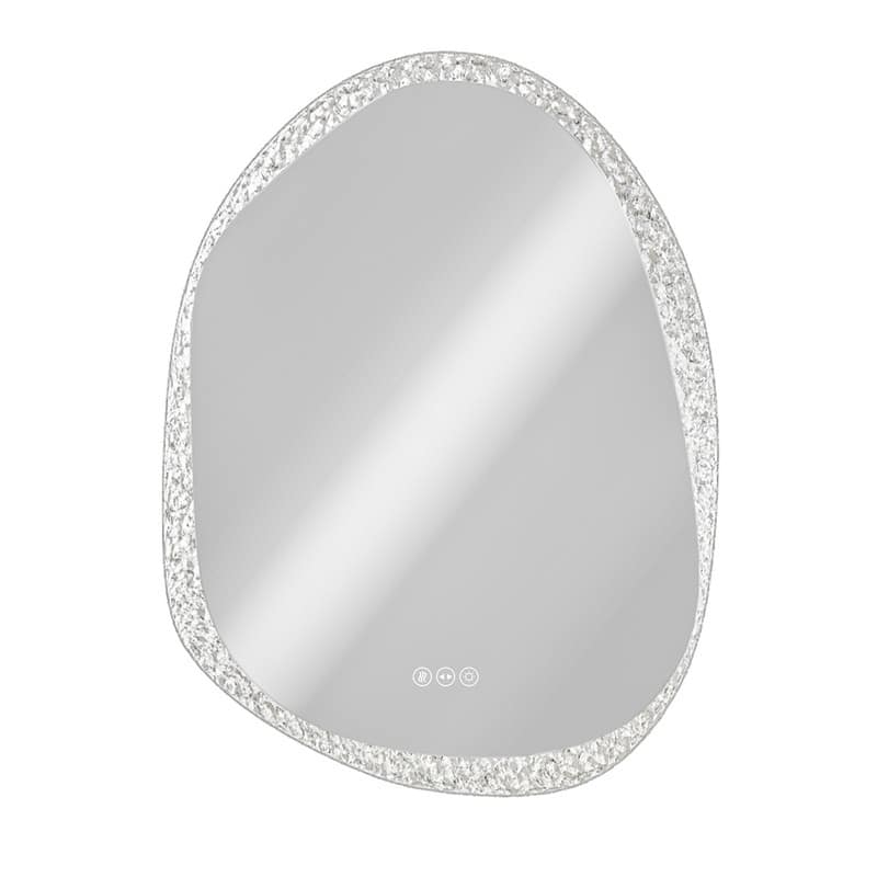 28 x 35 Inch LED Bathroom Vanity Mirror with Lights for Wall, Anti Fog Mirror for Bathroom, 3 Colors and Dimmable Light