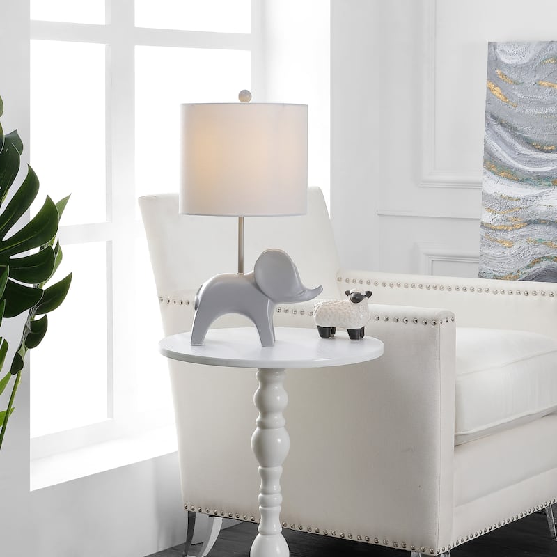 SAFAVIEH Kids Lighting Jonna 20" Elephant Lamp - 11.5"x10"x20" - 12"Wx10"Dx20"H