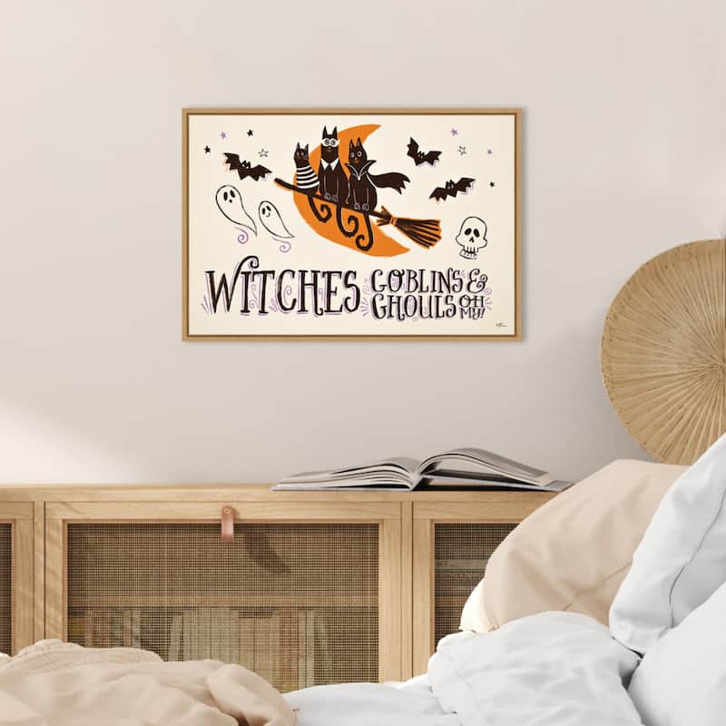 Amanti Art Spooktacular I Framed Canvas Wall Art