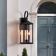2 Bulbs Modern Outdoor Lighting Cylinder Lamp Outdoor Armed Sconces - 4.3 x 4 x 13