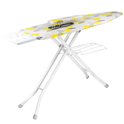 Ironing Board with Solid Steam Iron Rest, Cover PRINT MAY VARY & NO SLEEVE BOARD