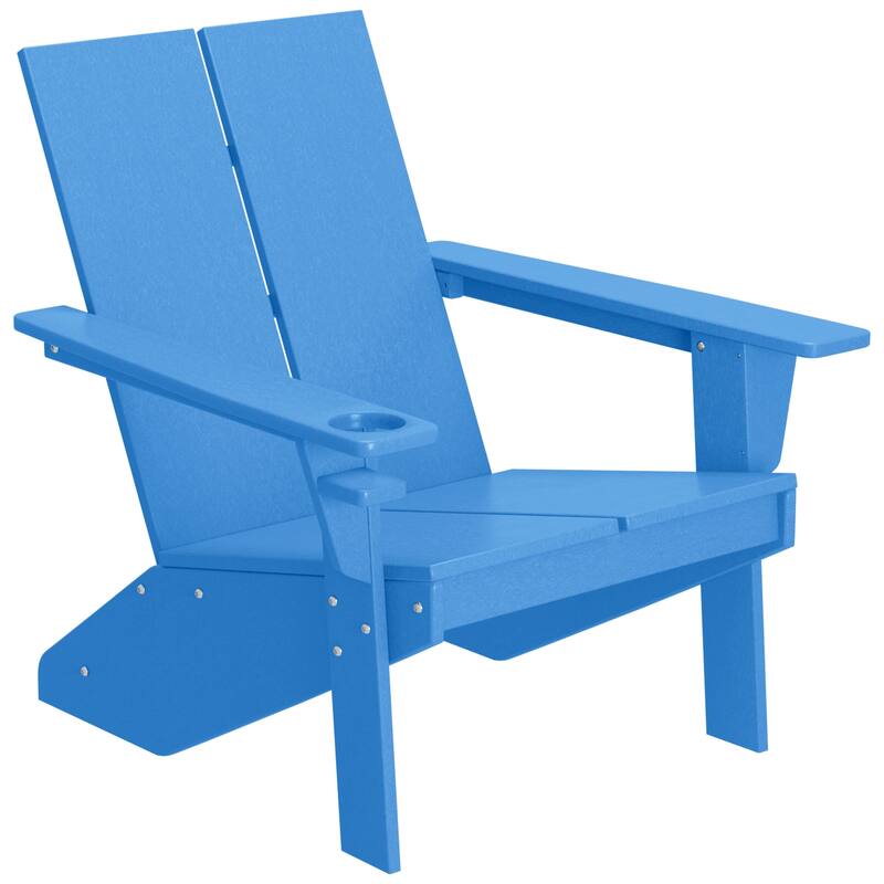 Coastin Modern Poly Adirondack Chair - Pacific Blue