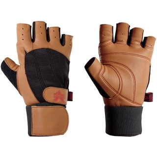 Valeo Ocelot Wrist Wrap Weight Lifting Gloves - Tan - Bed Bath & Beyond