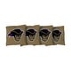 preview thumbnail 1 of 1, Whittier College Poets Gold Cornhole Bags All-Weather Resin Filled
