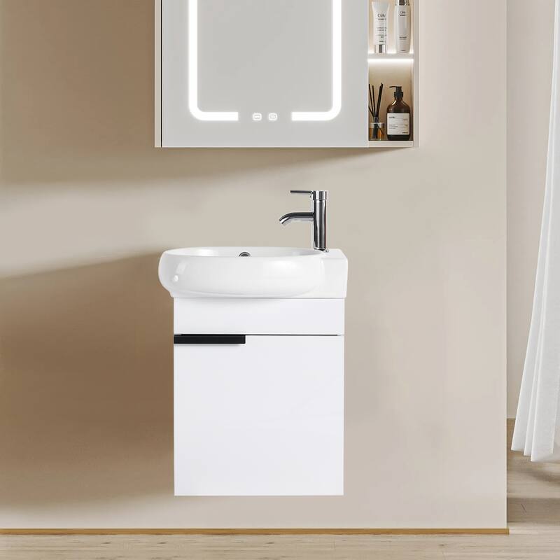 Topcraft 22-inch Wall Mount Bathroom Vanity with Sink