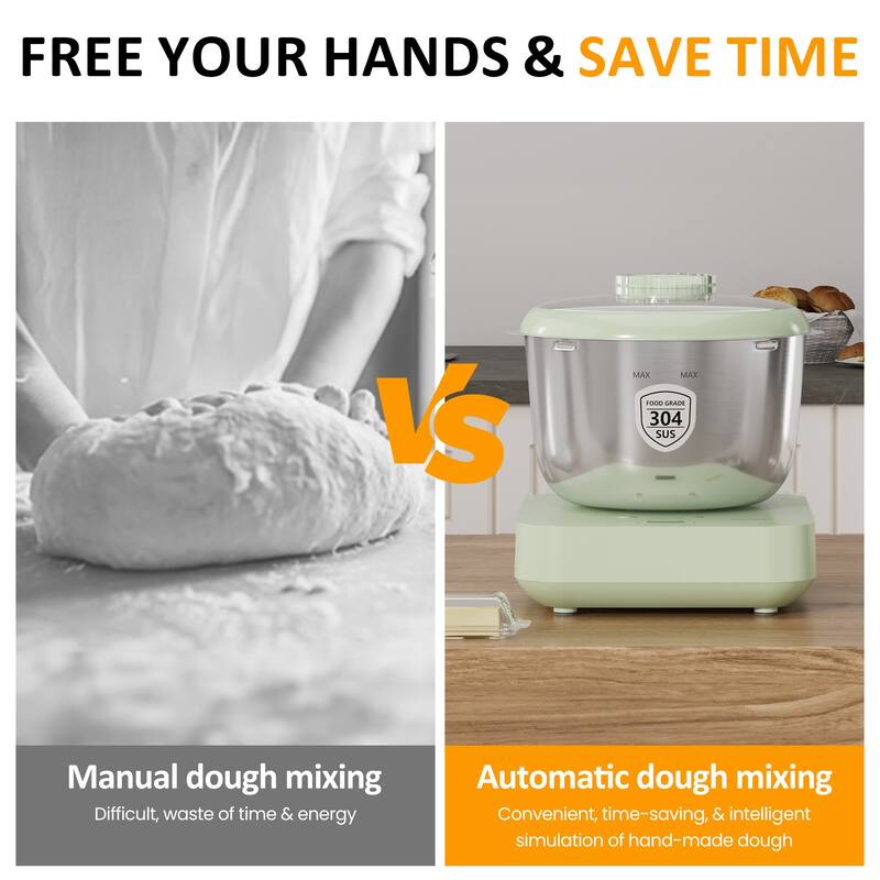 Electric Dough Maker with Weighing & Ferment Function