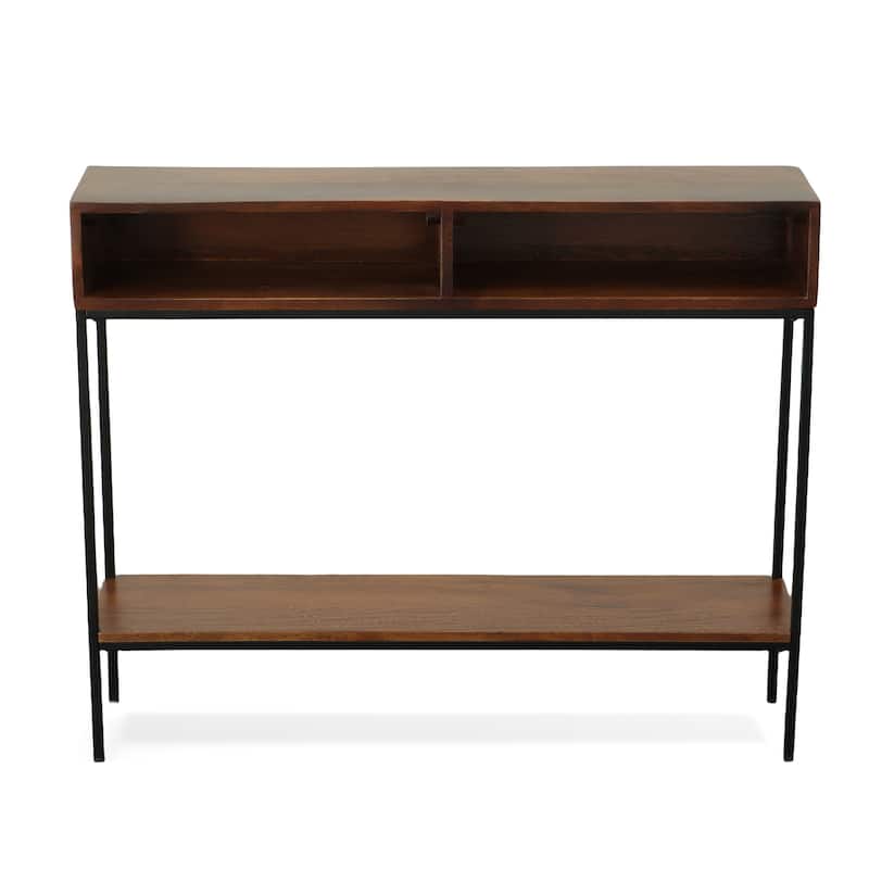 Brown Wood/Metal Ingrid Console