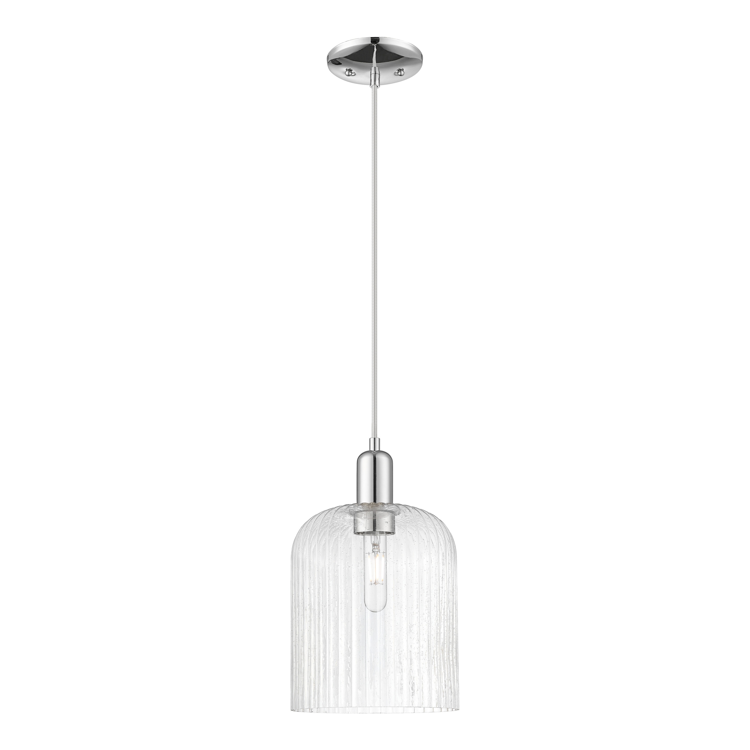 Innovations Lighting Endless Possibilities Arcadia - Bridal Veil - 1 Light 8" Cord Hung Mini Pendant