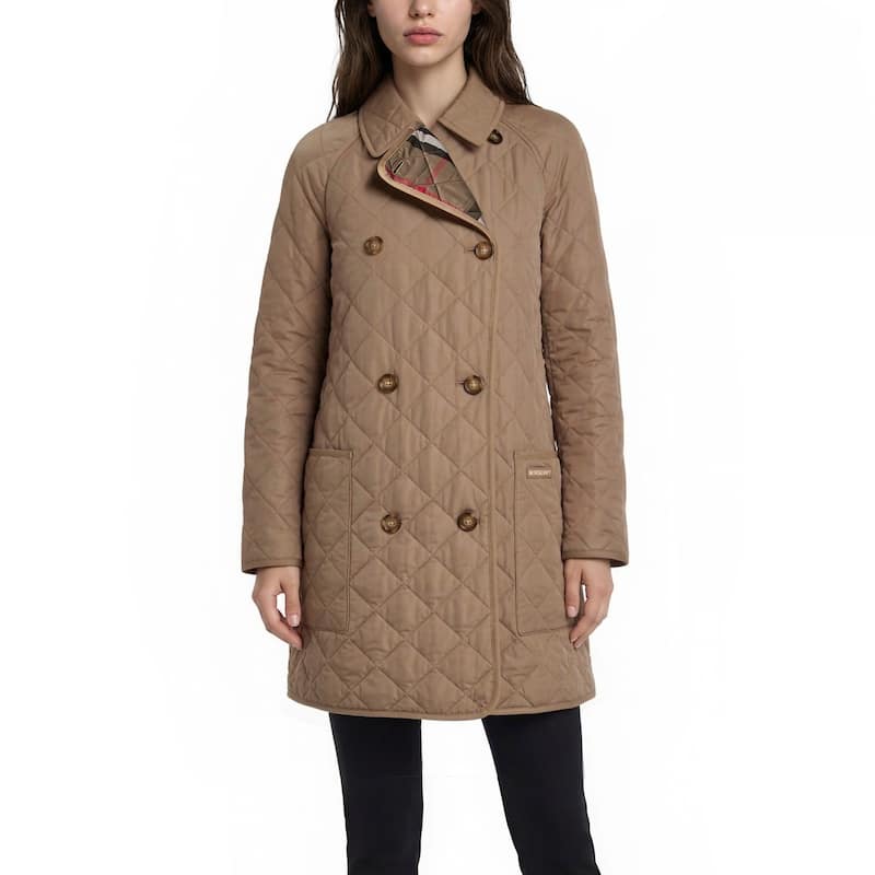 Burberry Tything Quilted Coat - S