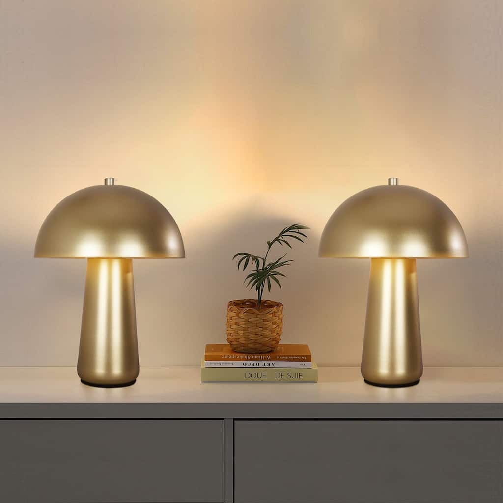 Mushroom Matal Table Light Desk Lamp