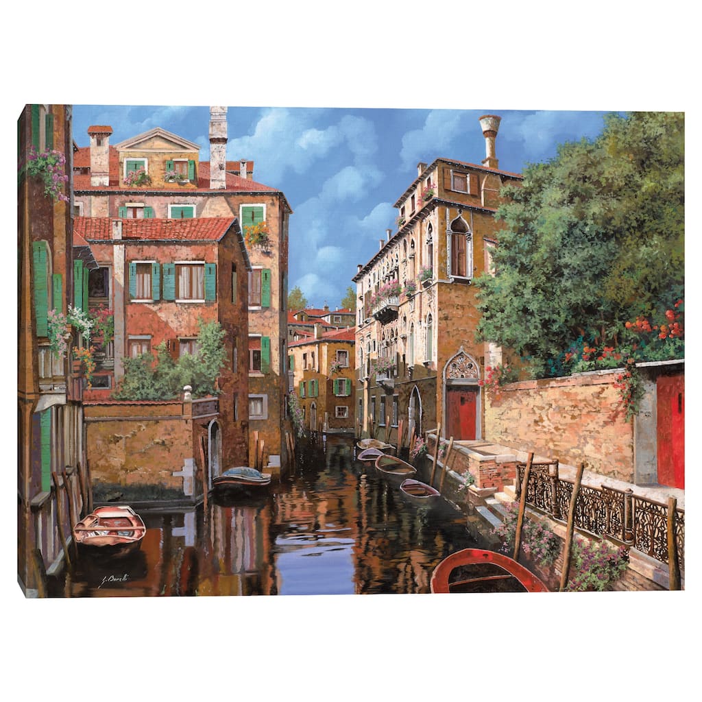 Luce a Venezia by Guido Borelli Canvas Art Print