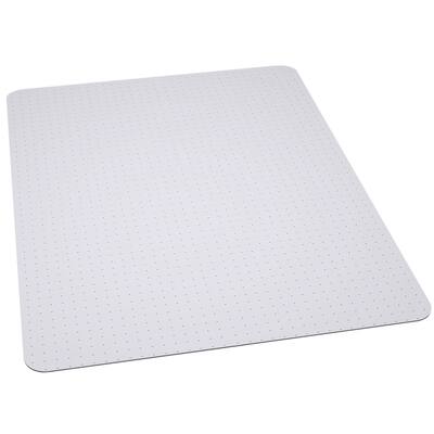 36" x 48" Carpet Chair Mat with Scuff and Slip Resistant Textured Top