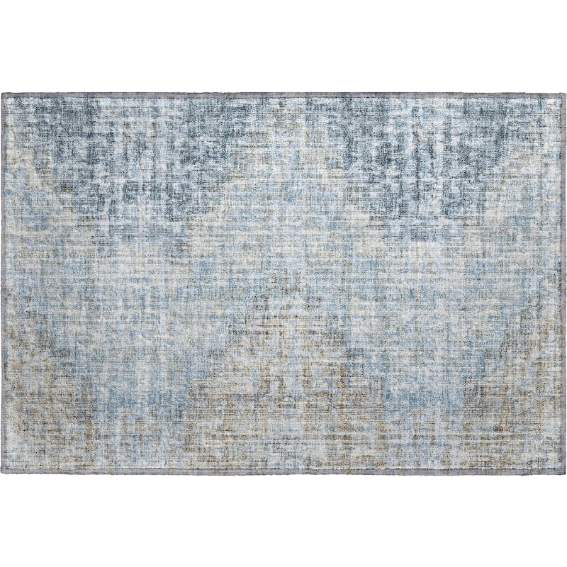 Premium Washable Super Soft Ombre Chevron Mayfield Rug
