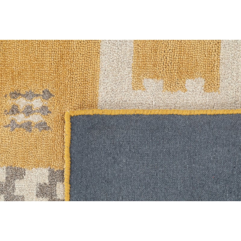 Terra by Obeetee Freya Freya Gold Rug