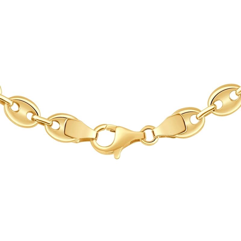 Yellow Gold Mariner Women's 24" Chain Necklace 22 Grams 7mm Thick
