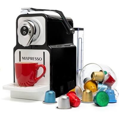 Espresso Machine Compatible Capsule, Single Serve Coffee Maker Programmable Buttons for Espresso Pods