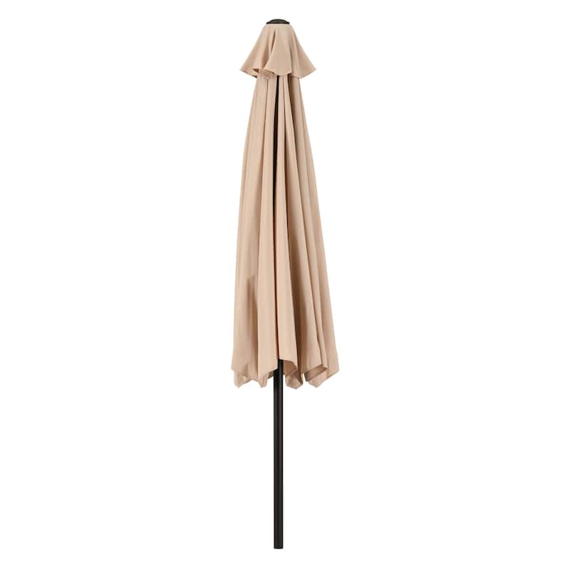 Holme 9-foot Steel Market Patio Umbrella with Tilt-and-Crank