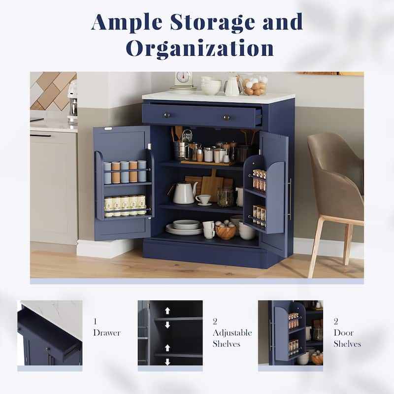 Modern Freestanding Kitchen Pantry