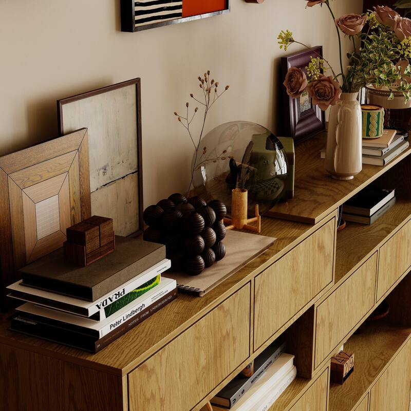 Versatile Wooden Storage Cabinet Side Cabinet
