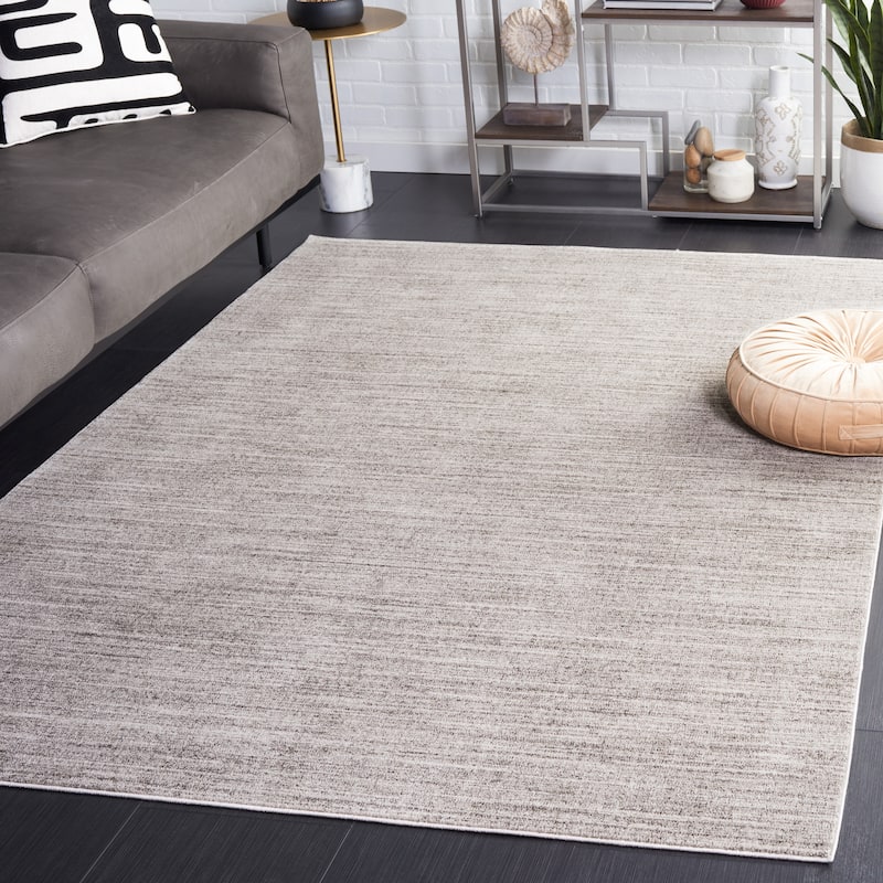 SAFAVIEH Dune Pembe Contemporary Solid Rug - 6'7" x 6'7" Square - Grey - Square