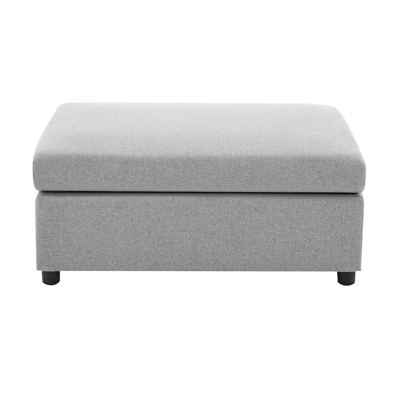 Modern Oversized Armchair with Ottoman, Single Sofa with Lumbar Support, Accent Chair, Reading Chair for Bedroom, Living Room