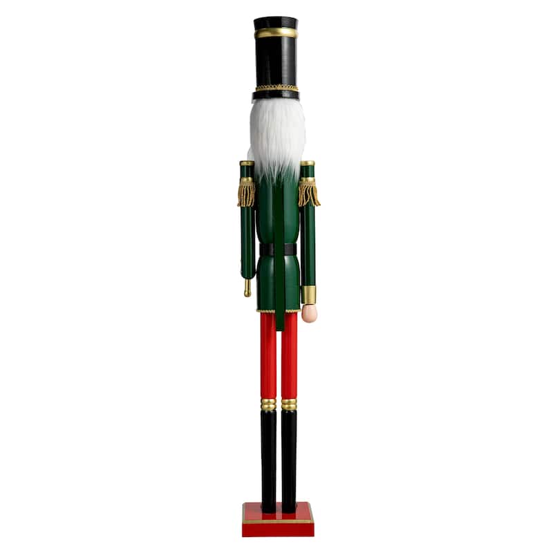 Glitzhome 42"H Wooden Christmas Soldier King Nutcracker