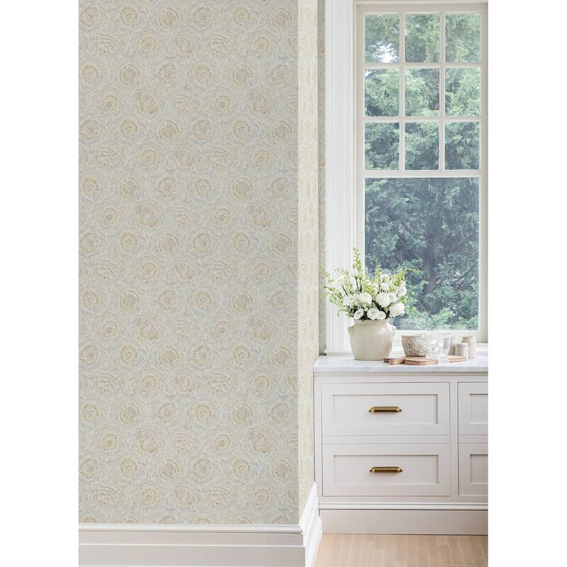 NuWallpaper Nabela Noor Home Aliviya Mint Peel and Stick Wallpaper