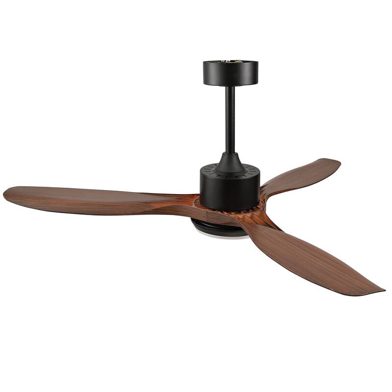 52" Ceiling Fan w/ Light 3 ABS Blades Remote Control Reversible DC Motor