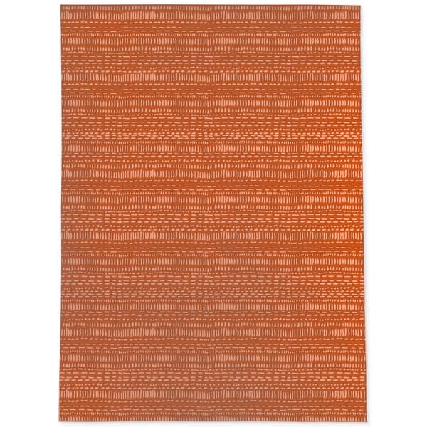slide 2 of 12, TRIBAL DANCE TERRACOTTA Area Rug By Kavka Designs 2' x 3'