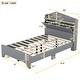 preview thumbnail 18 of 38, House Platform Bed with Storage House shape Headboard, Storage Shelf, Funny Design, Solid Construction